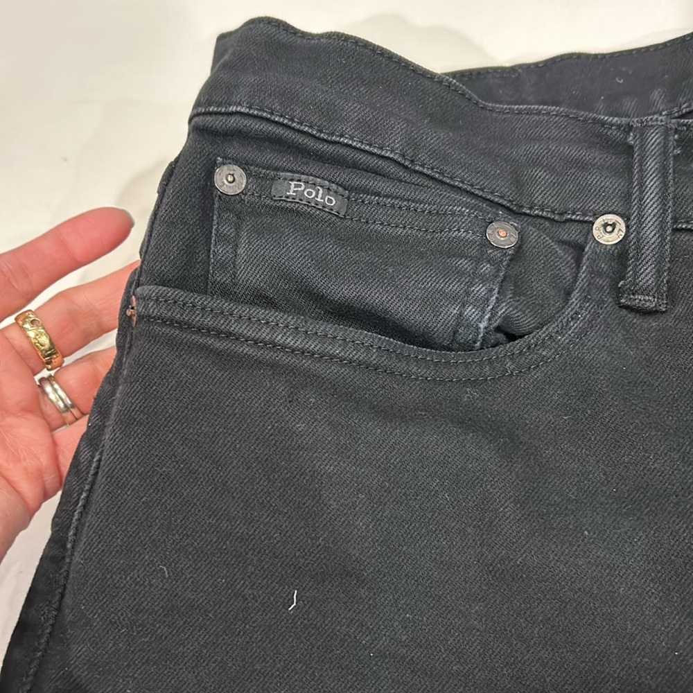 Polo Ralph Lauren black straight slim leg Jean 6‎ - Picture 3 of 12